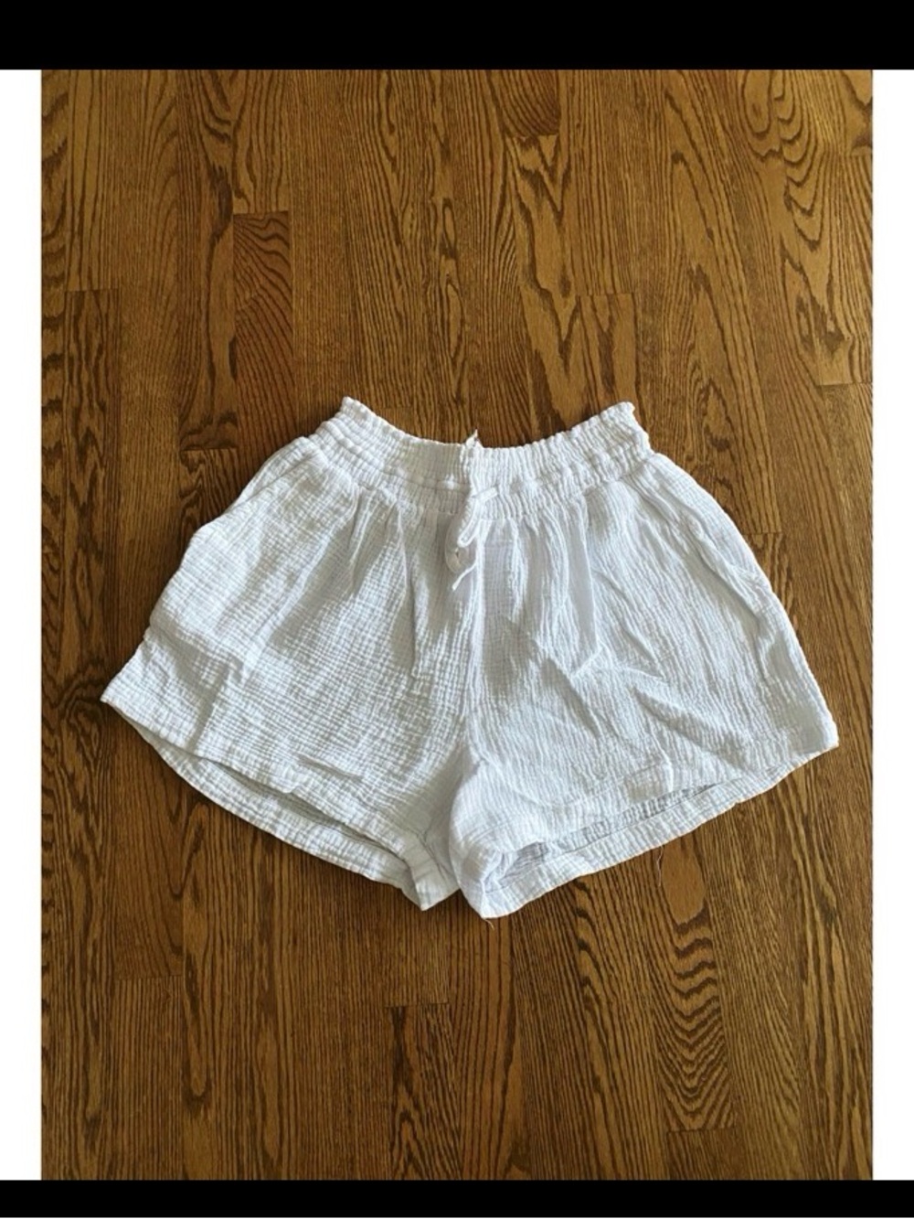 Anthropologie Joie White Textured Gauze Shorts - Picture 3 of 5